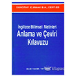 ngilizce Bilimsel Metinleri Anlama ve eviri Klavuzu Bilim Teknik Yaynevi