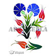 1255V Kk Kolay Transfer 17x24 cm Transfer Artebella (Ak Zeminde Uygulanr.)