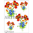 1270V Kk Kolay Transfer 17x24 cm Transfer Artebella (Ak Zeminde Uygulanr.)