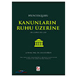 Kanunlarn Ruhu zerine Sekin Yaynevi