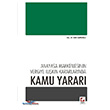 Anayasa Mahkemesinin Vergiye likin Kararlarnda Kamu Yarar Sekin Yaynevi