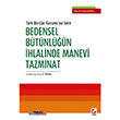 Bedensel Btnln hlalinde Manevi Tazminat Sekin Yaynevi