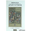 Osmanl Toplumunda Afyon ve Esrar Birleik Yaynevi