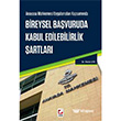 Anayasa Mahkemesi Uygulamalar Kapsamnda Bireysel Bavuruda Kabul Edilebilirlik artlar Sekin Yaynevi