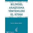 Bilimsel Aratrma Yntemleri El Kitab Boazii Yaynlar