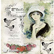 6042V MixArt Kolay Transfer 25x25 cm Artebella (Ak Zeminde Uygulanr)