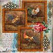 6036V MixArt Kolay Transfer 25x25 cm Artebella (Ak Zeminde Uygulanr)