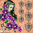 6030V MixArt Kolay Transfer 25x25 cm Artebella (Ak Zeminde Uygulanr)