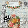 6073V MixArt Kolay Transfer 25x25 cm Artebella (Ak Zeminde Uygulanr)