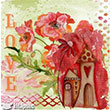 6059V MixArt Kolay Transfer 25x25 cm Artebella (Ak Zeminde Uygulanr)