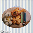 6055V MixArt Kolay Transfer 25x25 cm Artebella (Ak Zeminde Uygulanr)