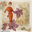 6051V MixArt Kolay Transfer 25x25 cm Artebella (Ak Zeminde Uygulanr)