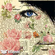 6047V MixArt Kolay Transfer 25x25 cm Artebella (Ak Zeminde Uygulanr)