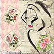 6003V MixArt Kolay Transfer 25x25 cm Artebella (Ak Zeminde Uygulanr)