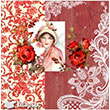 6012V MixArt Kolay Transfer 25x25 cm Artebella (Ak Zeminde Uygulanr)