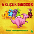 5 Kk Dinozor bikli Parasaurolofus Yeil Dinozor
