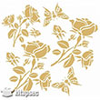7335 Gold Kolay Transfer 16x16 cm Artebella
