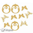 7334 Gold Kolay Transfer 16x16 cm Artebella