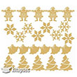 7331 Gold Kolay Transfer 16x16 cm Artebella