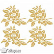 7327 Gold Kolay Transfer 16x16 cm Artebella
