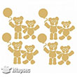 7326 Gold Kolay Transfer 16x16 cm Artebella