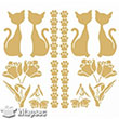 7324 Gold Kolay Transfer 16x16 cm Artebella