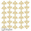 7306 Gold Kolay Transfer 16x16 cm Artebella