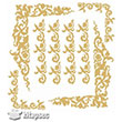 7302 Gold Kolay Transfer 16x16 cm Artebella