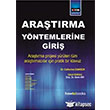 Aratrma Yntemlerine Giri Eitim Yaynevi
