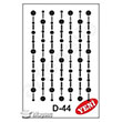 D-44 Stencil D Serisi 20x30 cm Artebella