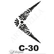 C-30 Stencil C Serisi 15x20 cm Artebella