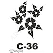 C-36 Stencil C Serisi 15x20 cm Artebella