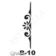 B-10 Stencil B Serisi 10x20 cm Artebella