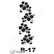 B-17 Stencil B Serisi 10x20 cm Artebella