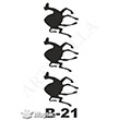B-21 Stencil B Serisi 10x20 cm Artebella