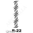 B-22 Stencil B Serisi 10x20 cm Artebella