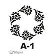 A-1 Stencil A Serisi 20x20 cm Artebella