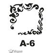 A-6 Stencil A Serisi 20x20 cm Artebella