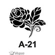 A-21 Stencil A Serisi 20x20 cm Artebella