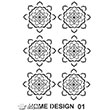 Home Design Stencl 35x50 cm HDS01 Artebella