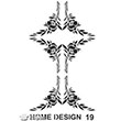 Home Design Stencl 35x50 cm HDS19 Artebella