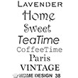 Home Design Stencl 35x50 cm HDS38 Artebella