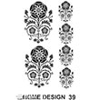 Home Design Stencl 35x50 cm HDS39 Artebella