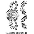 Home Design Stencl 35x50 cm HDS43 Artebella