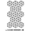 Home Design Stencl 35x50 cm HDS45 Artebella