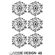Home Design Stencl 35x50 cm HDS48 Artebella