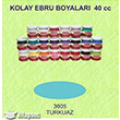 3605 TURKUAZ Kolay Ebru Boyas 40cc Artebella