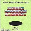 3608 SYAH Kolay Ebru Boyas 40cc Artebella