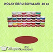 3612 KAHVERENG Kolay Ebru Boyas 40cc Artebella