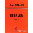 J. V. Stalin Eserler Cilt 7 nter Yaynlar